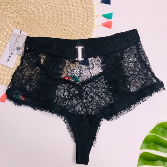 For Love And Lemons Stardust Lace High Waist Panty - Picture 3 of 7